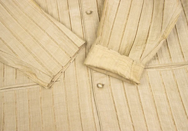ASHA BY MDS Cotton Silk Tape Detail Collarless Jacket K-173311_006