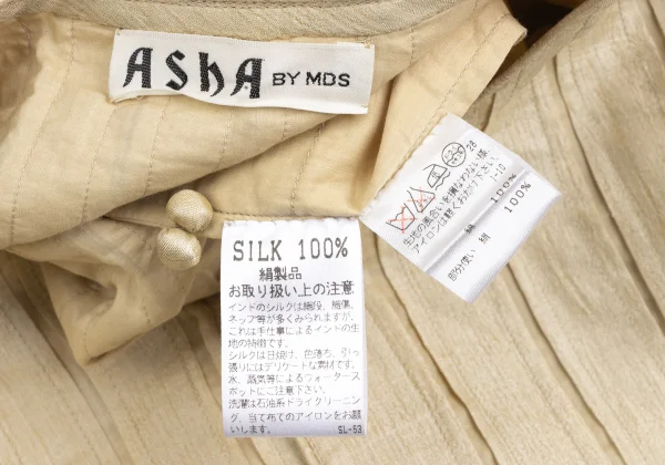 ASHA BY MDS Cotton Silk Tape Detail Collarless Jacket K-173311_013