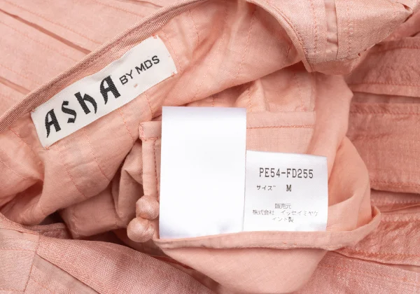 ASHA BY MDS Cotton Silk Tape Detail Collarless Jacket K-173312_013