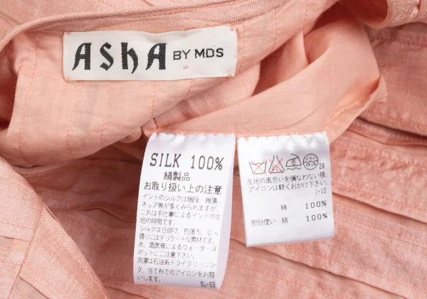 ASHA BY MDS Cotton Silk Tape Detail Collarless Jacket K-173312_014