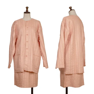 ASHA BY MDS Cotton Silk Tape Design Jacket & Skirt