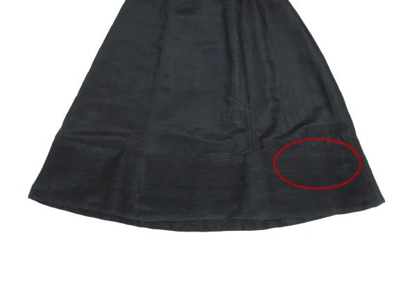 ASHA BY MDS Pintuck Hem Detail Silk Skirt K-173316_006