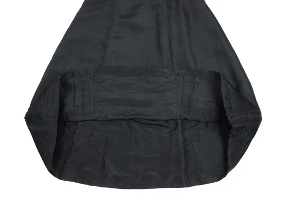 ASHA BY MDS Pintuck Hem Detail Silk Skirt K-173316_008