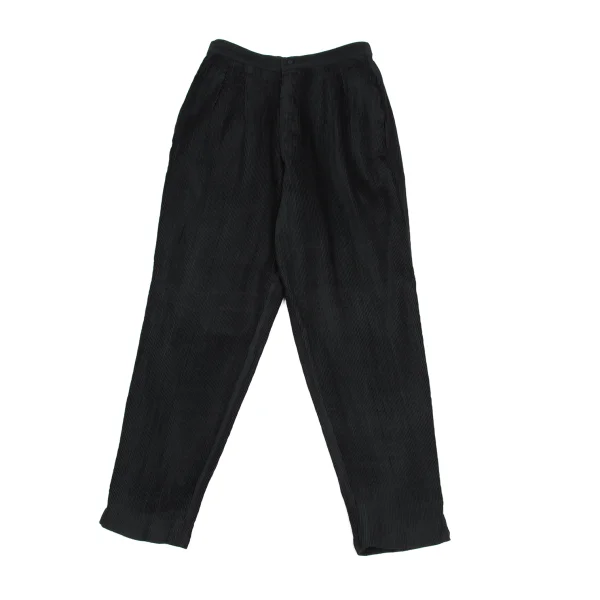 ASHA BY MDS Silk Pin-tuck Pants Black S-M K-173318_001