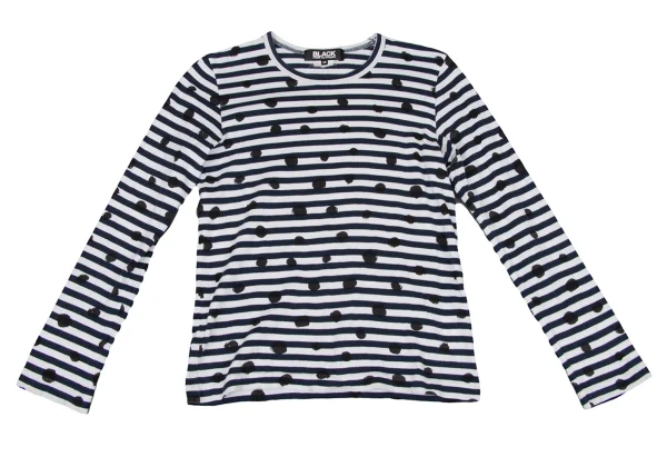 BLACK COMME des GARCONS Cotton Dot T-shirt K-173326_002