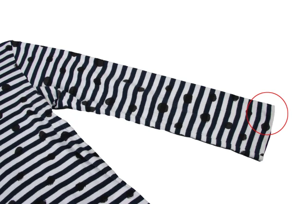 BLACK COMME des GARCONS Cotton Dot T-shirt K-173326_008