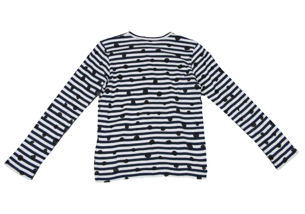 BLACK COMME des GARCONS Cotton Dot T-shirt K-173326_015