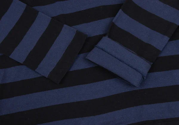 BLACK COMME des GARCONS Striped Long Sleeve Top K-173327_004