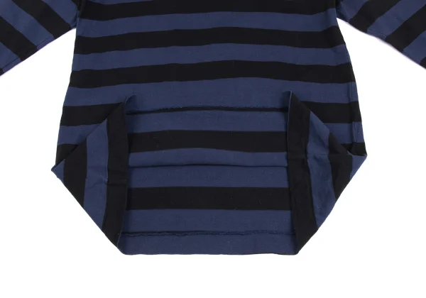 BLACK COMME des GARCONS Striped Long Sleeve Top K-173327_006