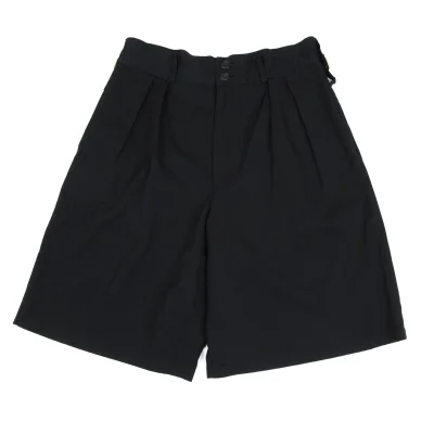 Y's wool gabardine Gurkha Shorts