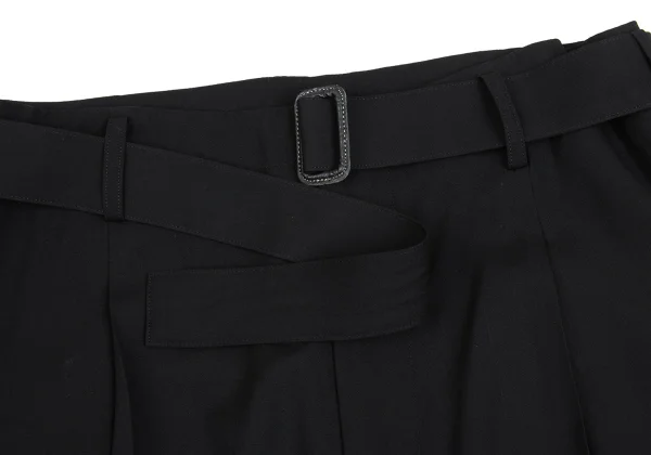 Y's Wool Belted Wide Pants K-173334_003