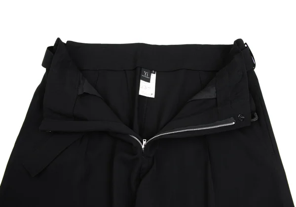 Y's Wool Belted Wide Pants K-173334_004