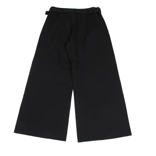Y's Wool Belted Wide Pants K-173334_010