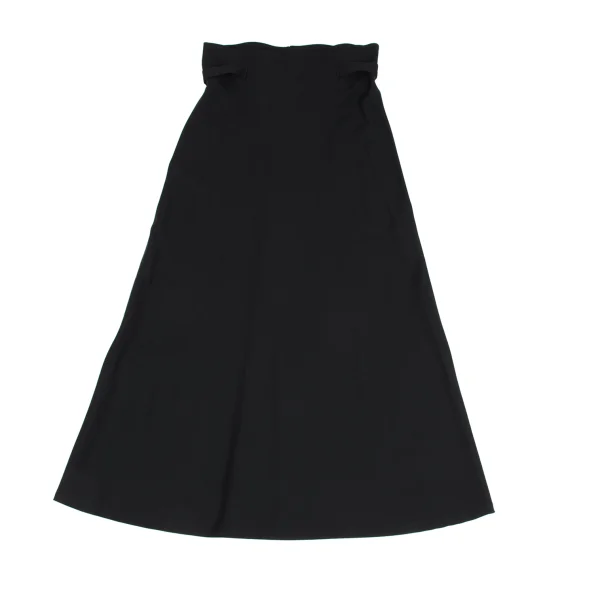 Y's Wool Gabardine Side-strap  Skirt K-173335_002