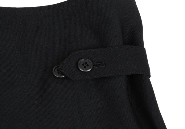Y's Wool Gabardine Side-strap  Skirt K-173335_010