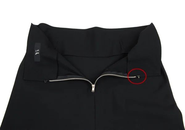 Y's Wool Gabardine Side-strap  Skirt K-173335_011