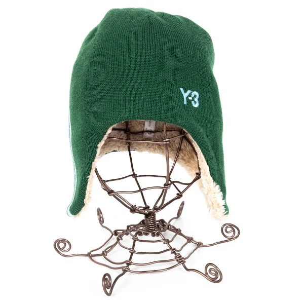 Y-3 Wool Knit Aviator Hat K-173336_005
