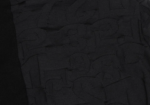 Y's Number Jacquard Asymmetrical Knit Cardigan K-173339_014