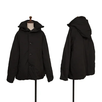 Y's Rib Knit Collar Hooded Thinsulate Padded Jacket