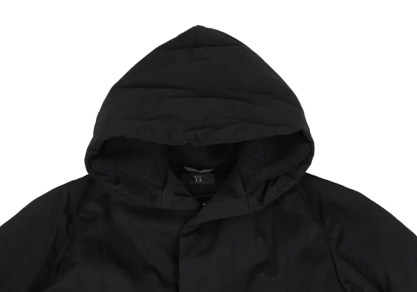 Y's Rib Knit Collar Hooded Thinsulate Padded Jacket K-173341_004