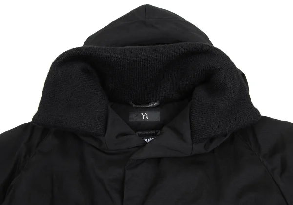 Y's Rib Knit Collar Hooded Thinsulate Padded Jacket K-173341_005