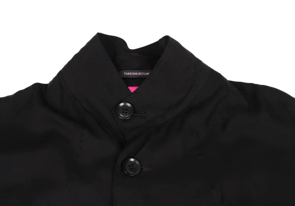 TAKESHI KOSAKA by Y's Pink Label Tencell Stand-collar Sheer Coat K-173342_004