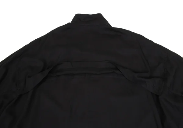 TAKESHI KOSAKA by Y's Pink Label Tencell Stand-collar Sheer Coat K-173342_012