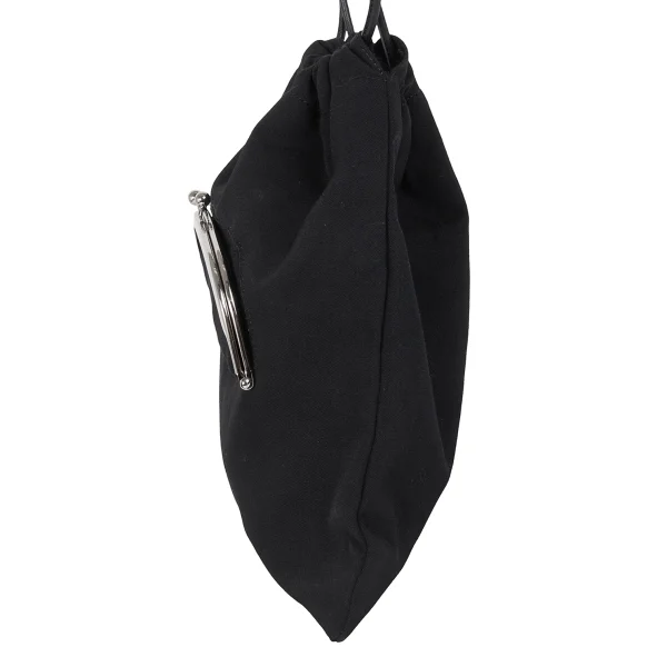 Y's Wool Gabardine Kiss Lock Pocket Souhlder Bag K-173344_005
