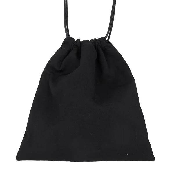 Y's Wool Gabardine Kiss Lock Pocket Souhlder Bag K-173344_006