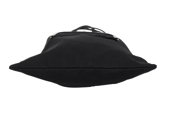 Y's Wool Gabardine Kiss Lock Pocket Souhlder Bag K-173344_010