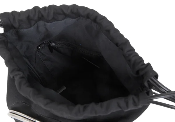Y's Wool Gabardine Kiss Lock Pocket Souhlder Bag K-173344_011