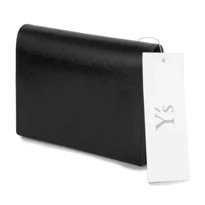 Y's Dot Emboss Leather Wallet