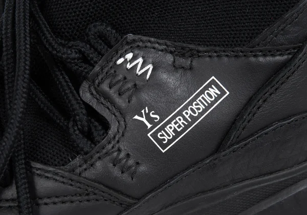Y's×adidas Super Position SEEULATER X GSG9 Leather Sneakers K-173349_004