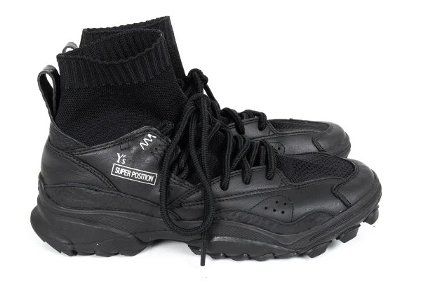Y's×adidas Super Position SEEULATER X GSG9 Leather Sneakers K-173349_007