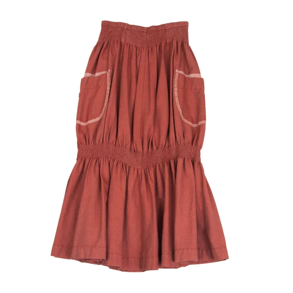 ISSEY MIYAKE A-POC INSIDE Cotton Shirred Side-Pocket Skirt K-173352_002