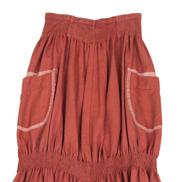 ISSEY MIYAKE A-POC INSIDE Cotton Shirred Side-Pocket Skirt K-173352_003