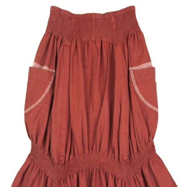 ISSEY MIYAKE A-POC INSIDE Cotton Shirred Side-Pocket Skirt K-173352_011