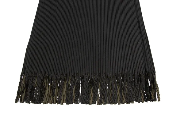 ISSEY MIYAKE FETE Hem Fringe Pleats Skirt K-173353_005