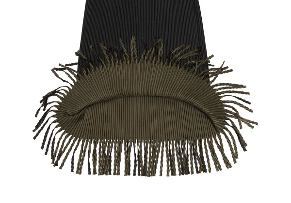 ISSEY MIYAKE FETE Hem Fringe Pleats Skirt K-173353_006