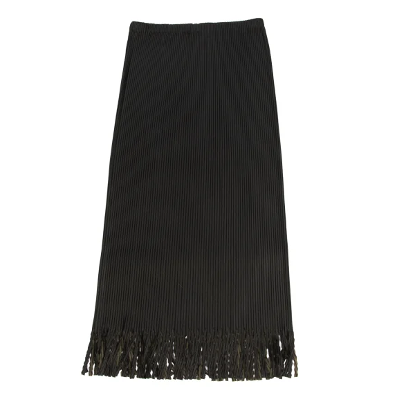 ISSEY MIYAKE FETE Hem Fringe Pleats Skirt K-173353_007