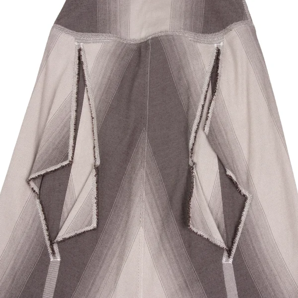 ISSEY MIYAKE FETE A-POC INSIDE Dyed  Acrylic Blend Cutting Fringe Skirt K-173354_013