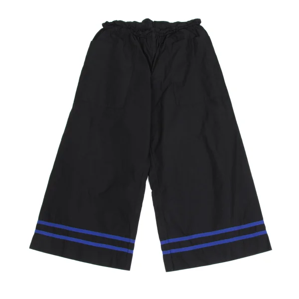ISSEY MIYAKE me Cotton Poly Hem Tapping Pants Black F K-173355_001