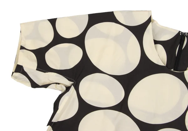 ISSEY MIYAKE HaaT Cotton Dot Print Short Sleeve Dress K-173359_005