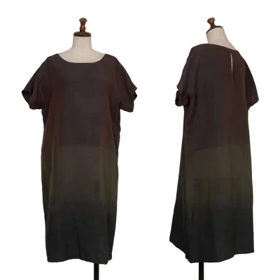 ISSEY MIYAKE HaaT Rayon Blend Gradation Dress