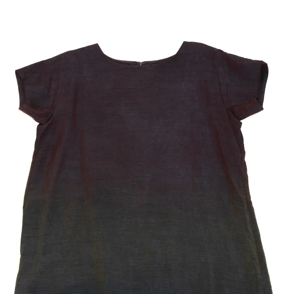 ISSEY MIYAKE HaaT Rayon Blend Gradation Dress K-173360_003