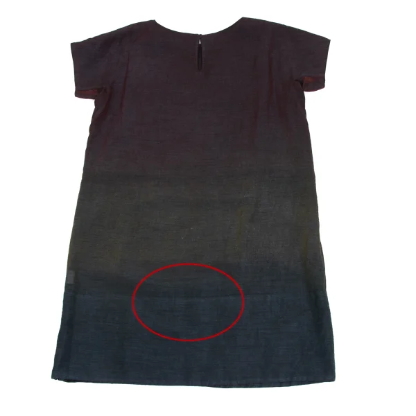ISSEY MIYAKE HaaT Rayon Blend Gradation Dress K-173360_012