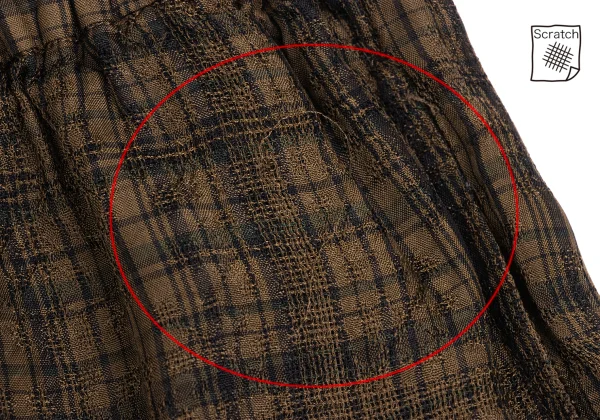 ISSEY MIYAKE HaaT Cupra Check Design Weave Pants K-173362_003