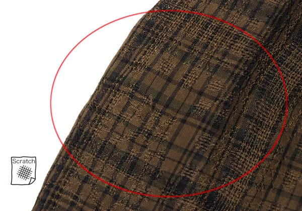 ISSEY MIYAKE HaaT Cupra Check Design Weave Pants K-173362_011