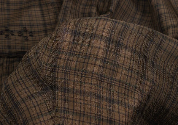 ISSEY MIYAKE HaaT Cupra Check Design Weave Pants K-173362_013