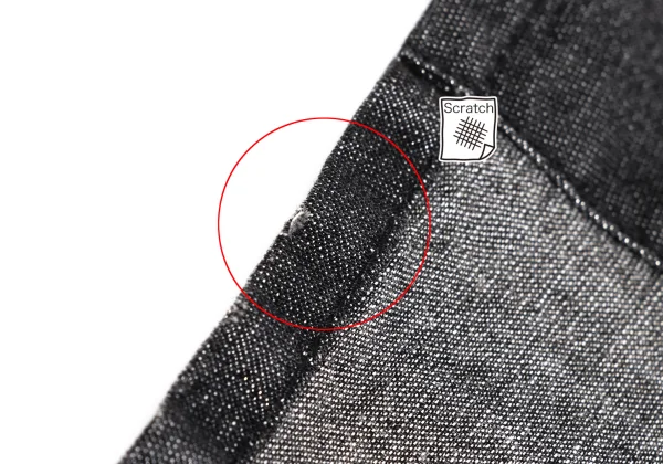 ISSEY MIYAKE HaaT Cotton Blend Pintuck Denim Half Coat K-173364_014